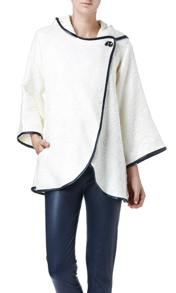 hooded coat